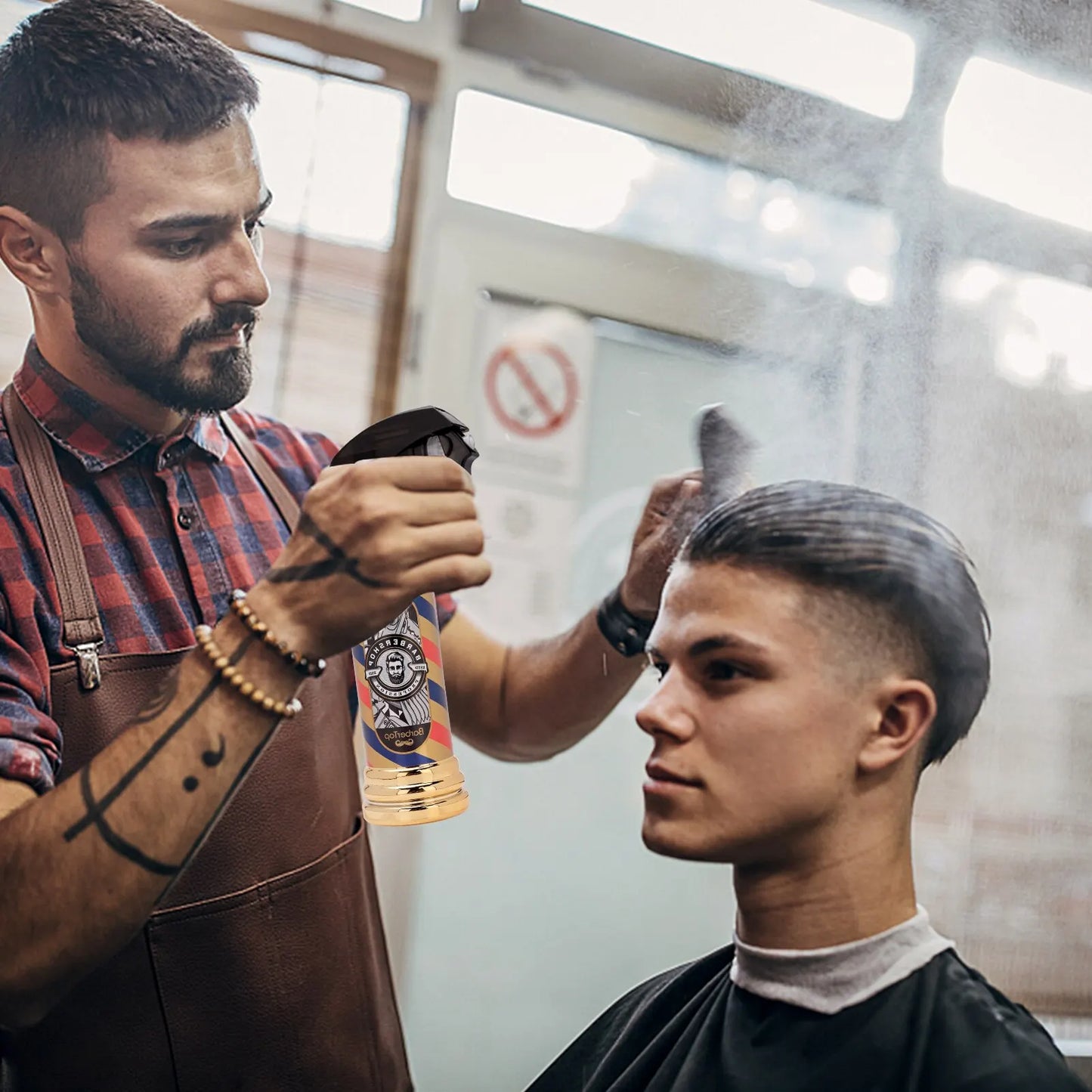 Frasco Spray Profissional Retrô com Névoa Contínua