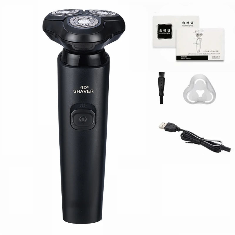 Barbeador elétrico multifuncional 4D