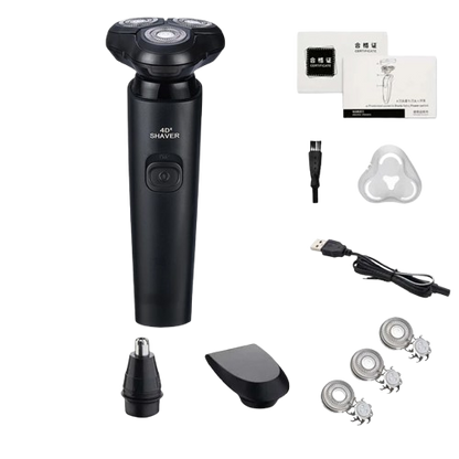 Barbeador elétrico multifuncional 4D